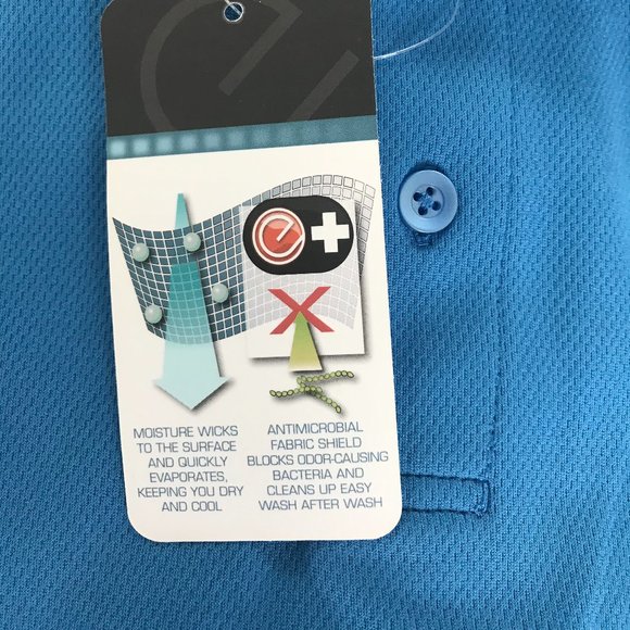 NWT Men’s Short Sleeve Wicking Polo - Picture 6 of 6